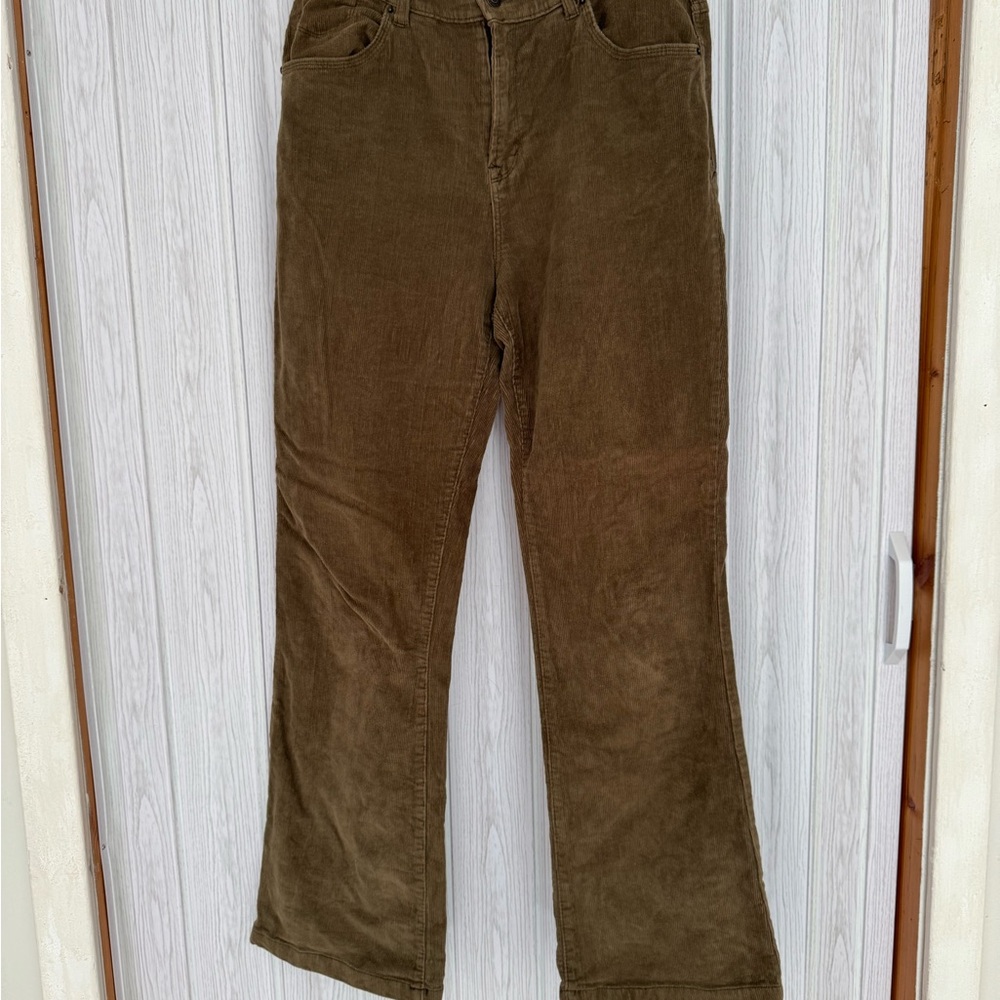 Kensie Taupe Corduroy Pants
